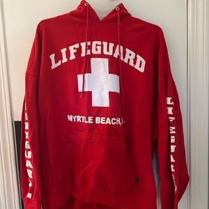 Lifeguard Myrtle Beach hooded sweatshirt